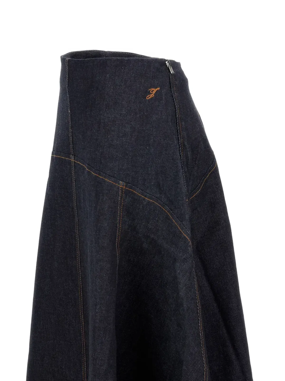 Jacquemus Triangle de-Nîmes フレアデニムスカート - 画像3
