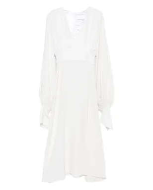 Vestiaire d'un Oiseau Libre ベニス Vネック ミディドレス - サムネイル1