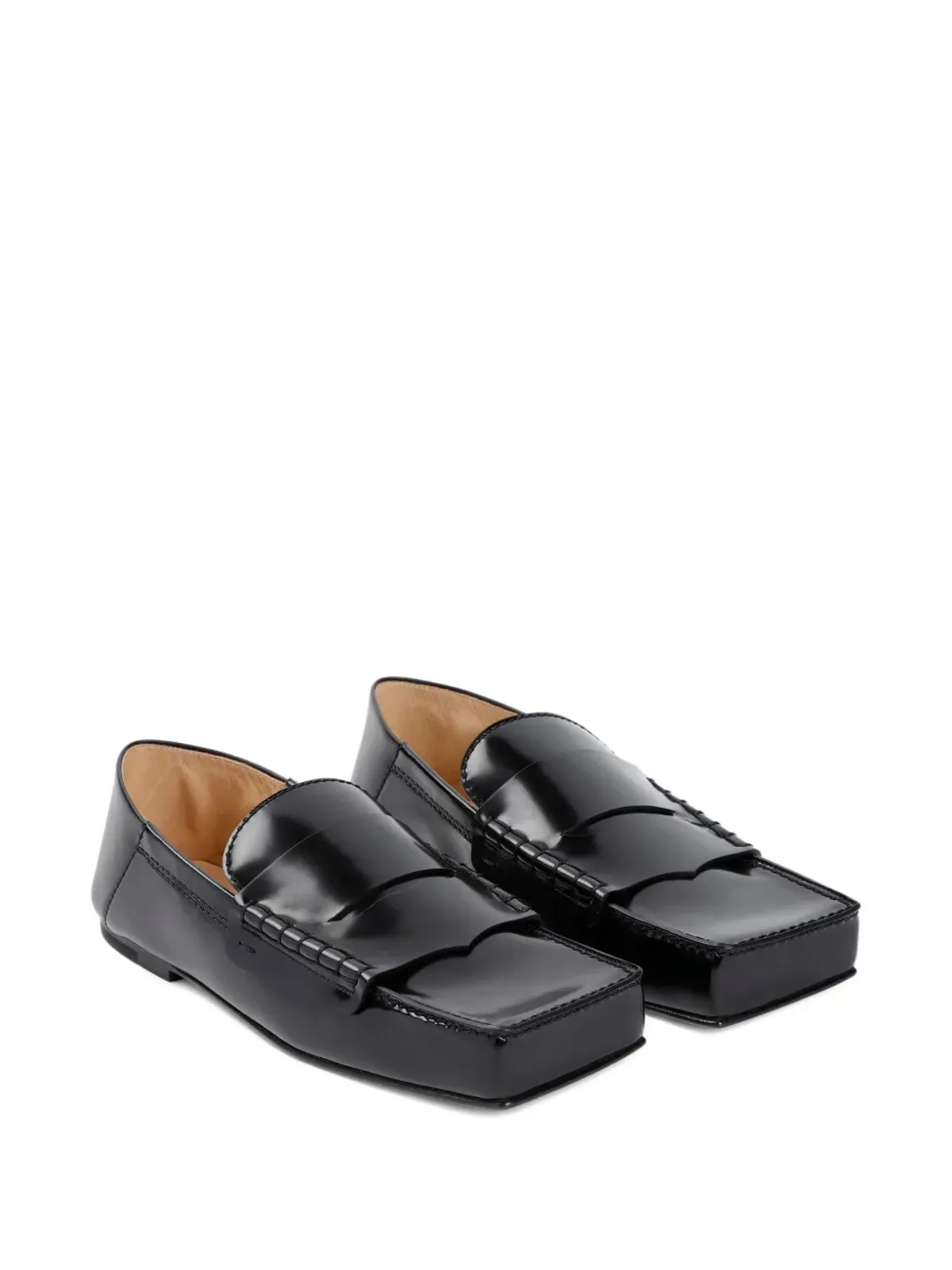 Jacquemus レザー スクエアトゥ ローファー - 画像2
