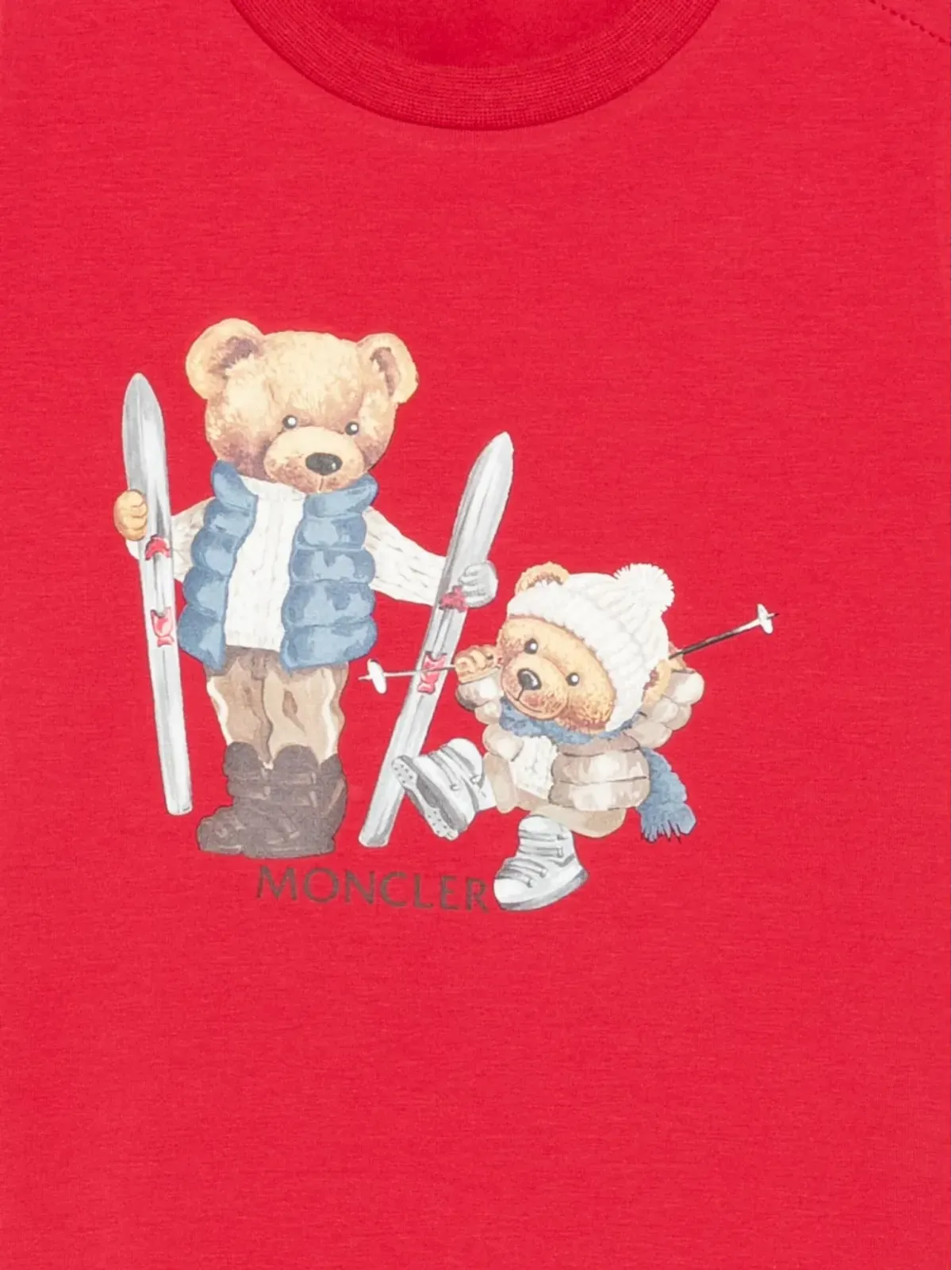 Moncler Enfant ベアプリント Tシャツ - 画像3
