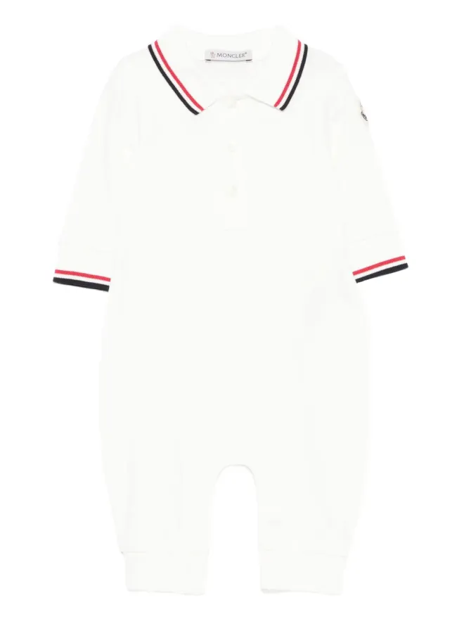 Moncler Enfant Moncler Enfant ポロネックジャンプスーツ - ホワイトの商品画像
