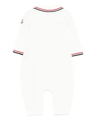 Moncler Enfant ポロネックジャンプスーツ - ホワイト - サムネイル2