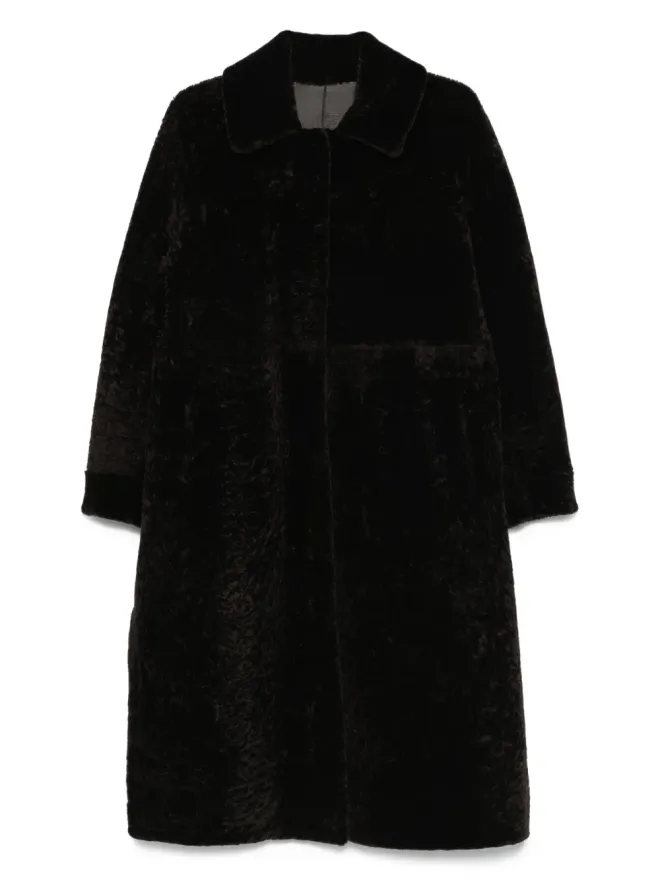 Manzoni 24 Manzoni 24 シアリングカラーコート - ブラウンの商品画像