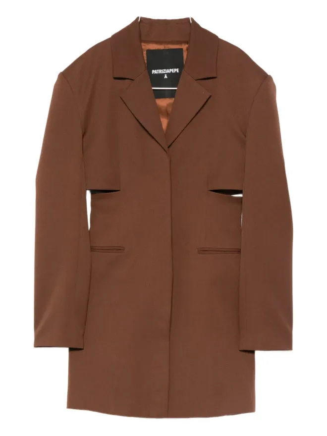 Patrizia Pepe Patrizia Pepe カットアウトブレザーミニドレスの商品画像