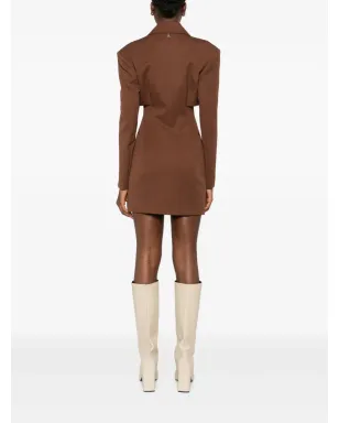 Patrizia Pepe カットアウトブレザーミニドレス - サムネイル4