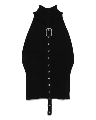 Patrizia Pepe リブ編みバックルトップ - サムネイル2