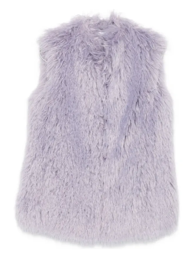 Patrizia Pepe Patrizia Pepe クルーネック ファー ジレの商品画像