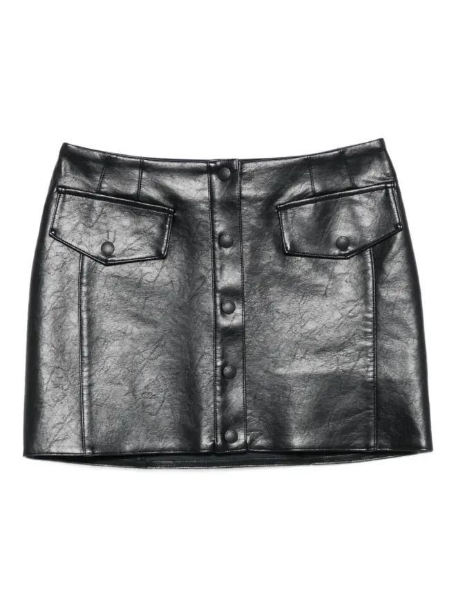 Patrizia Pepe Patrizia Pepe ボタン留めポケット付きミニスカートの商品画像