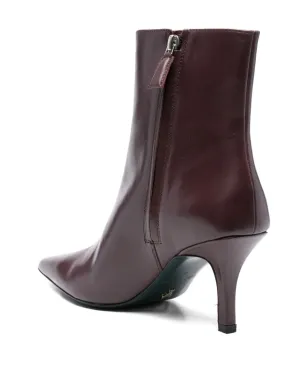 Patrizia Pepe レザー ポインテッドトゥ ヒールブーツ - サムネイル3