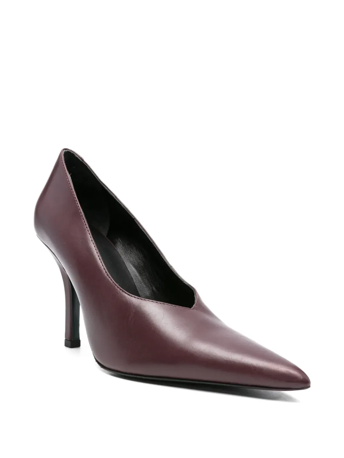 Patrizia Pepe 100mm ポインテッドトゥ・スティレットパンプス - Purple - 画像2