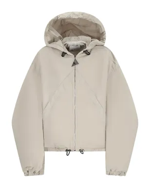 The Attico Ice hooded zip-front bomber jacket - サムネイル1