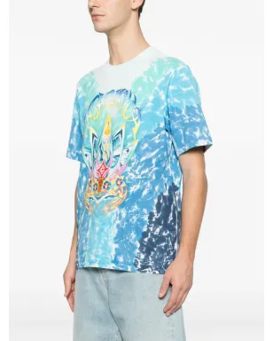 Casablanca Surf Lotus タイダイ Tシャツ - Blue - サムネイル3