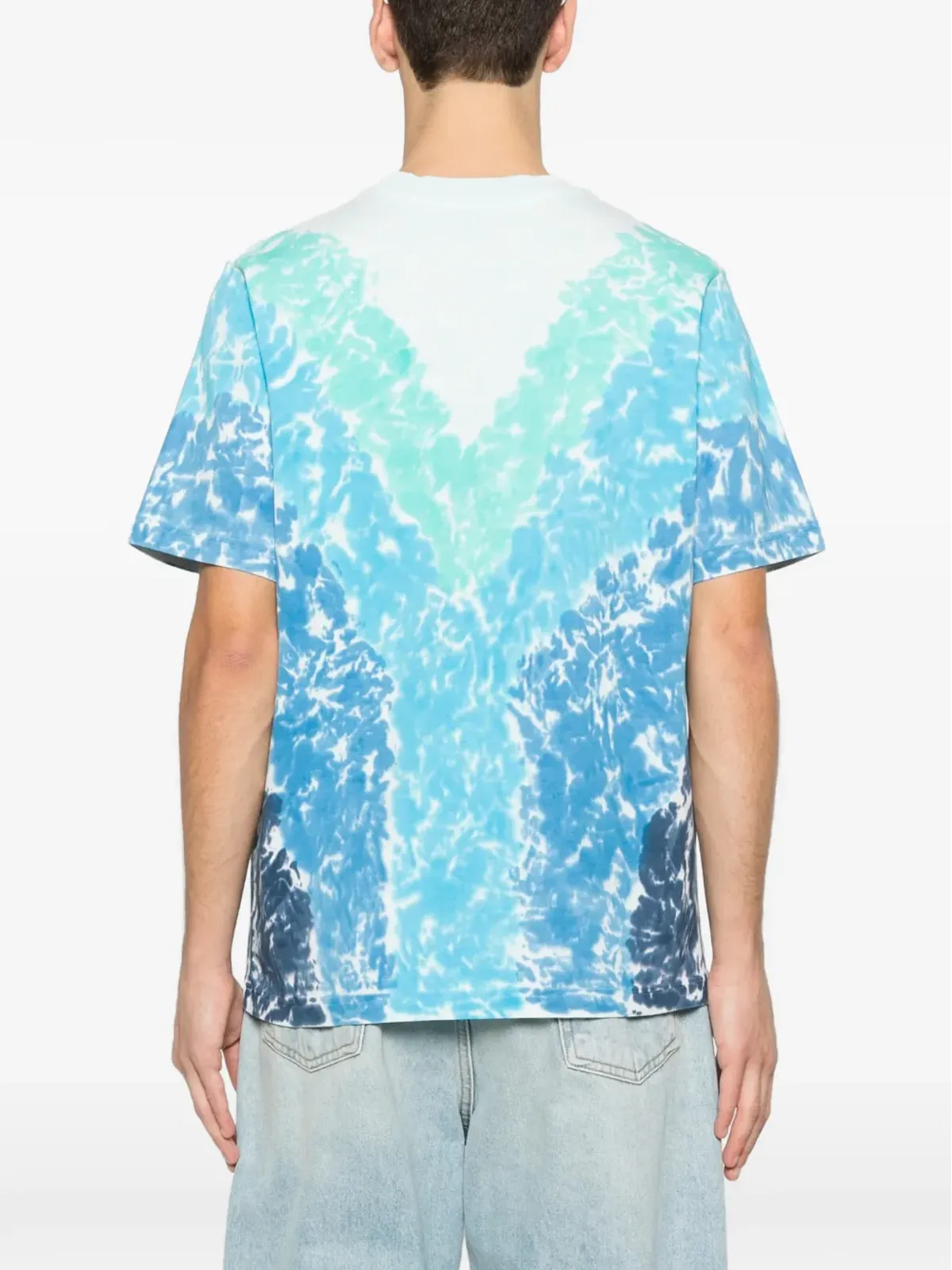 Casablanca Surf Lotus タイダイ Tシャツ - Blue - 画像4
