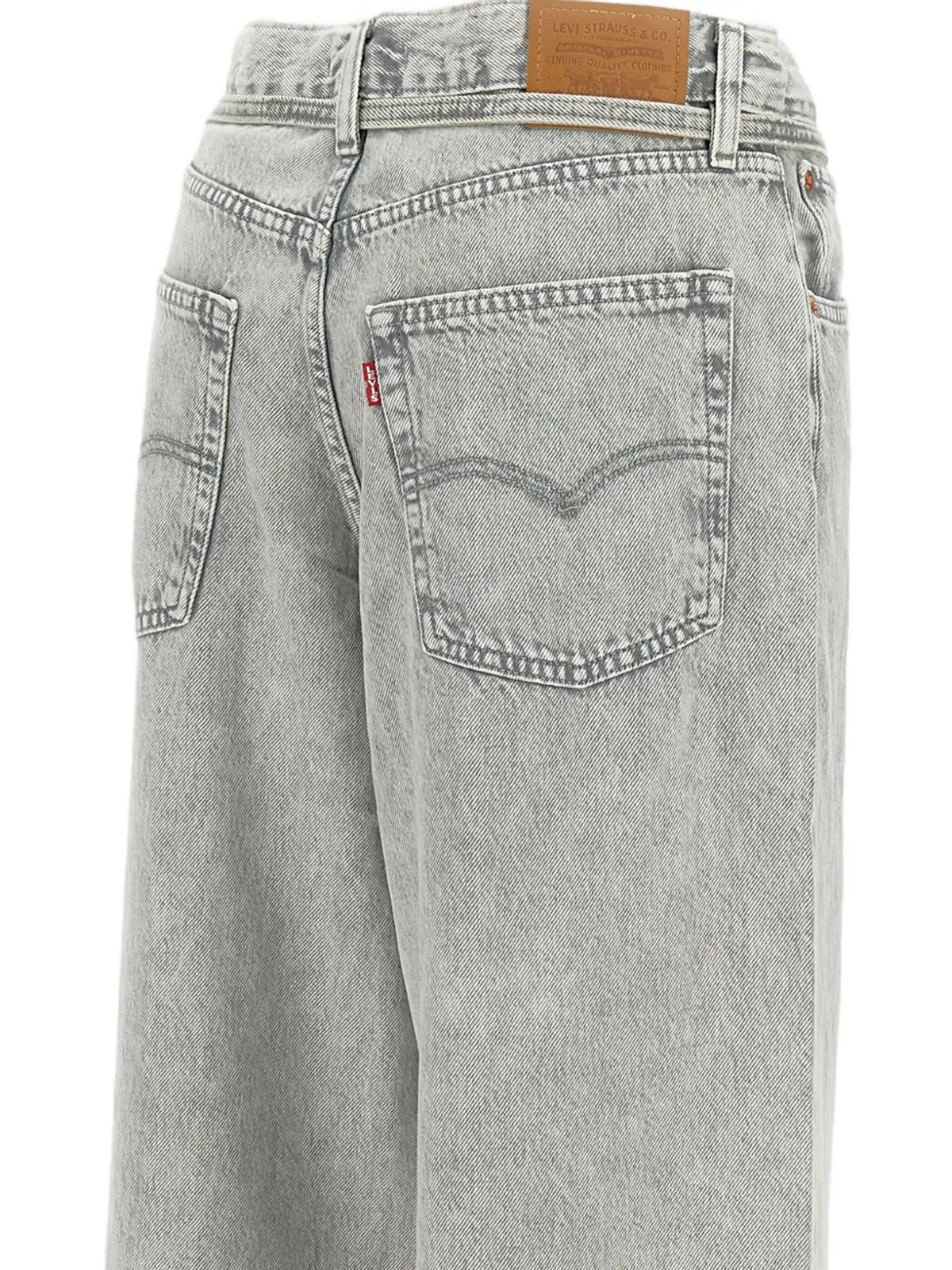 Levi's タイ付きワイドジーンズ - グレー - 画像3