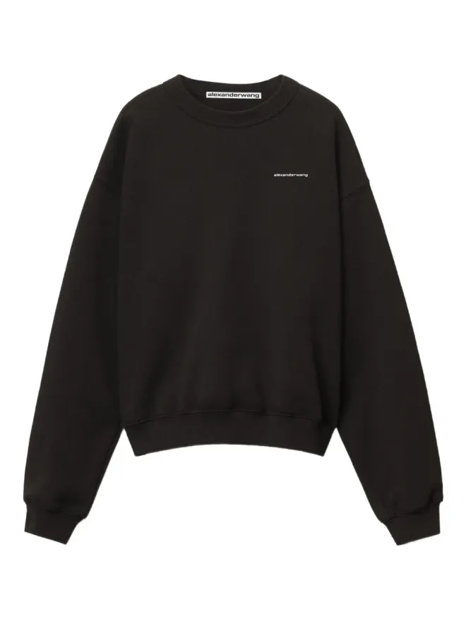 Alexander Wang Alexander Wang ロゴプリント クルーネックセーターの商品画像