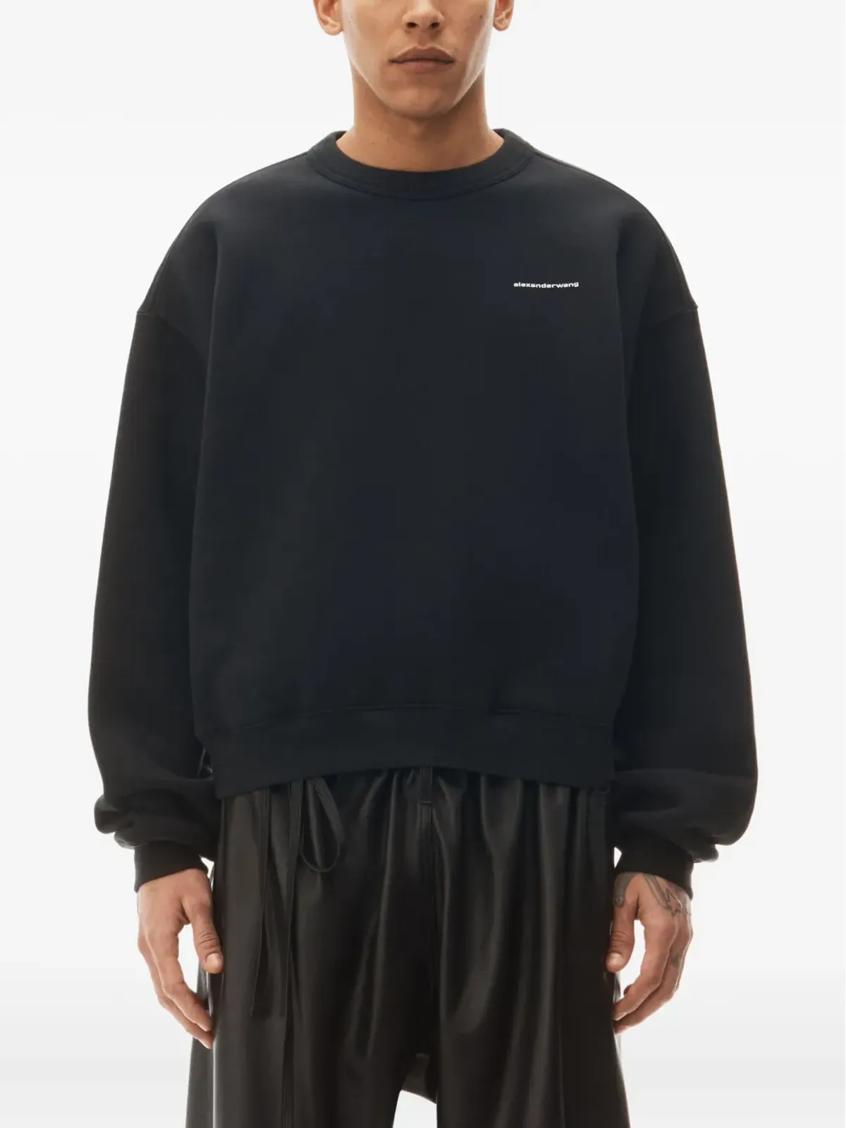 Alexander Wang ロゴプリント クルーネックセーター - 画像4