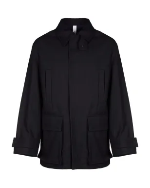 Hevo キャステル・デル・モンテ フラップポケット ジャケット - Black - サムネイル1