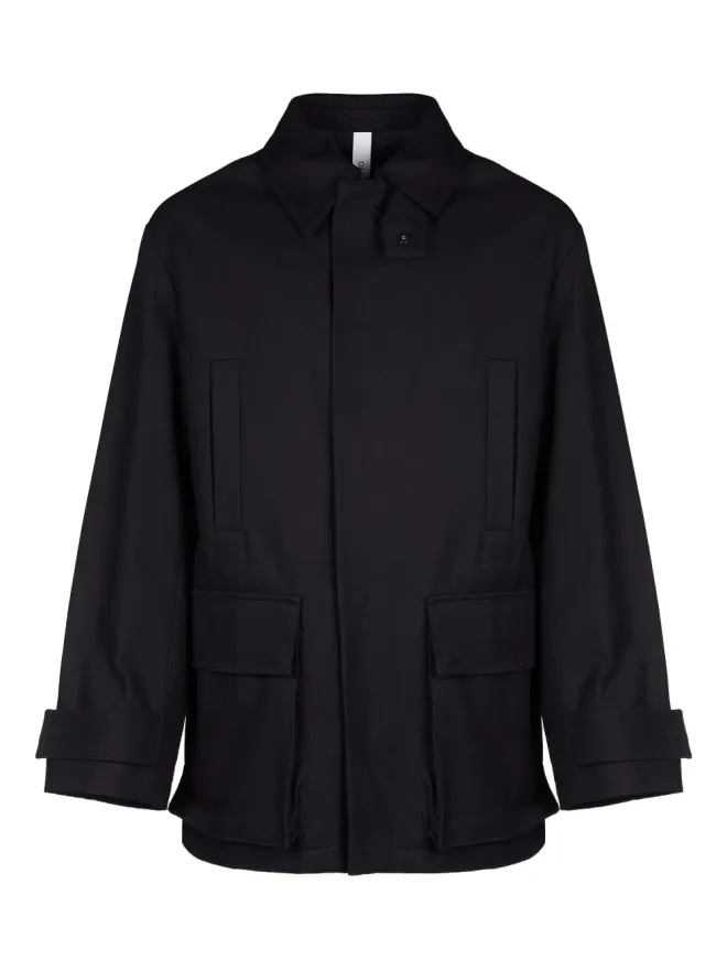 Hevo Hevo キャステル・デル・モンテ フラップポケット ジャケット - Blackの商品画像