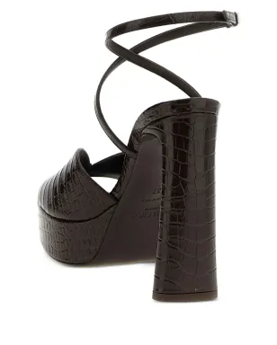 Jimmy Choo Karli プラットフォームサンダル - サムネイル4