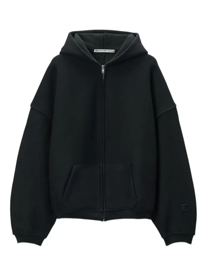 Alexander Wang Alexander Wang パフロゴ ジップアップフーディーの商品画像