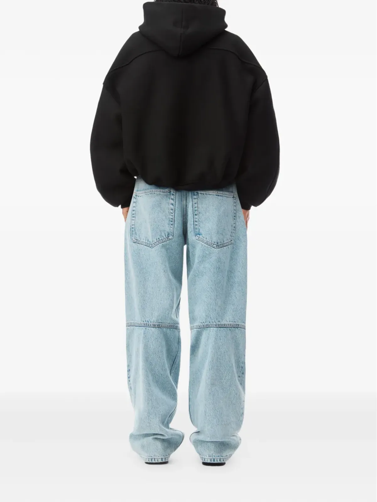 Alexander Wang パフロゴ ジップアップフーディー - 画像2