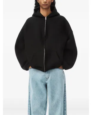 Alexander Wang パフロゴ ジップアップフーディー - サムネイル3