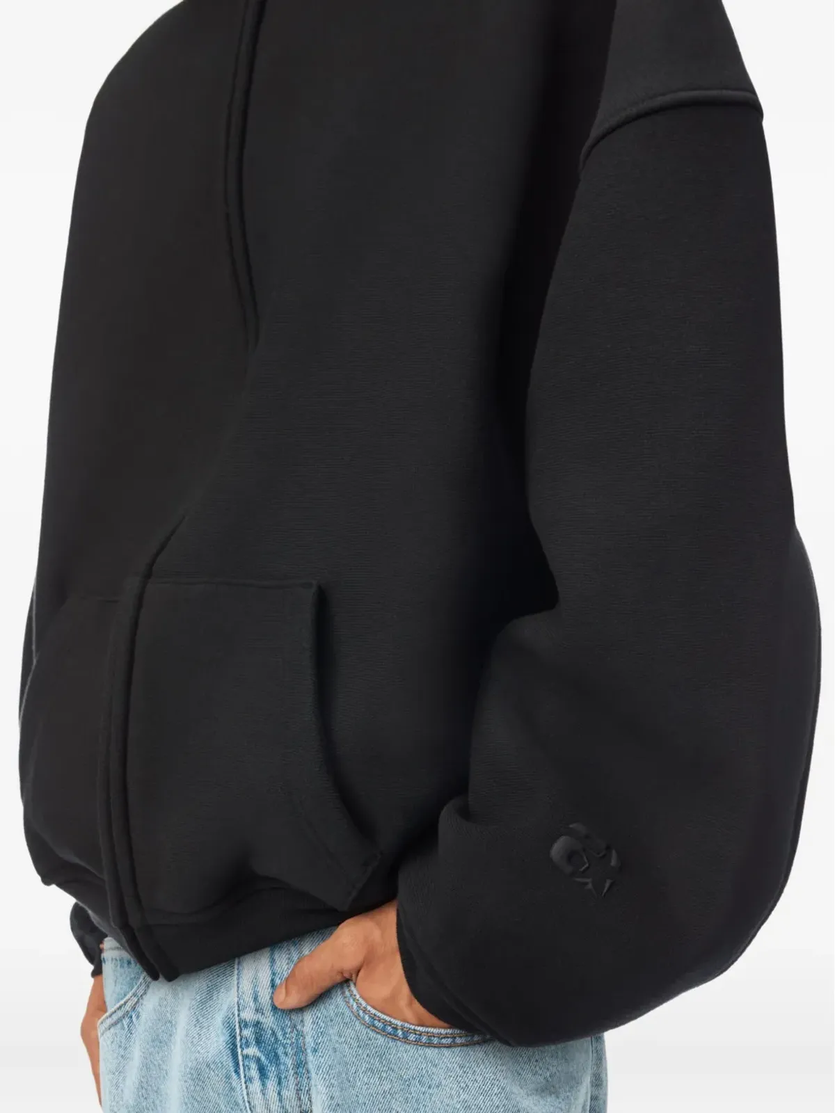 Alexander Wang パフロゴ ジップアップフーディー - 画像4