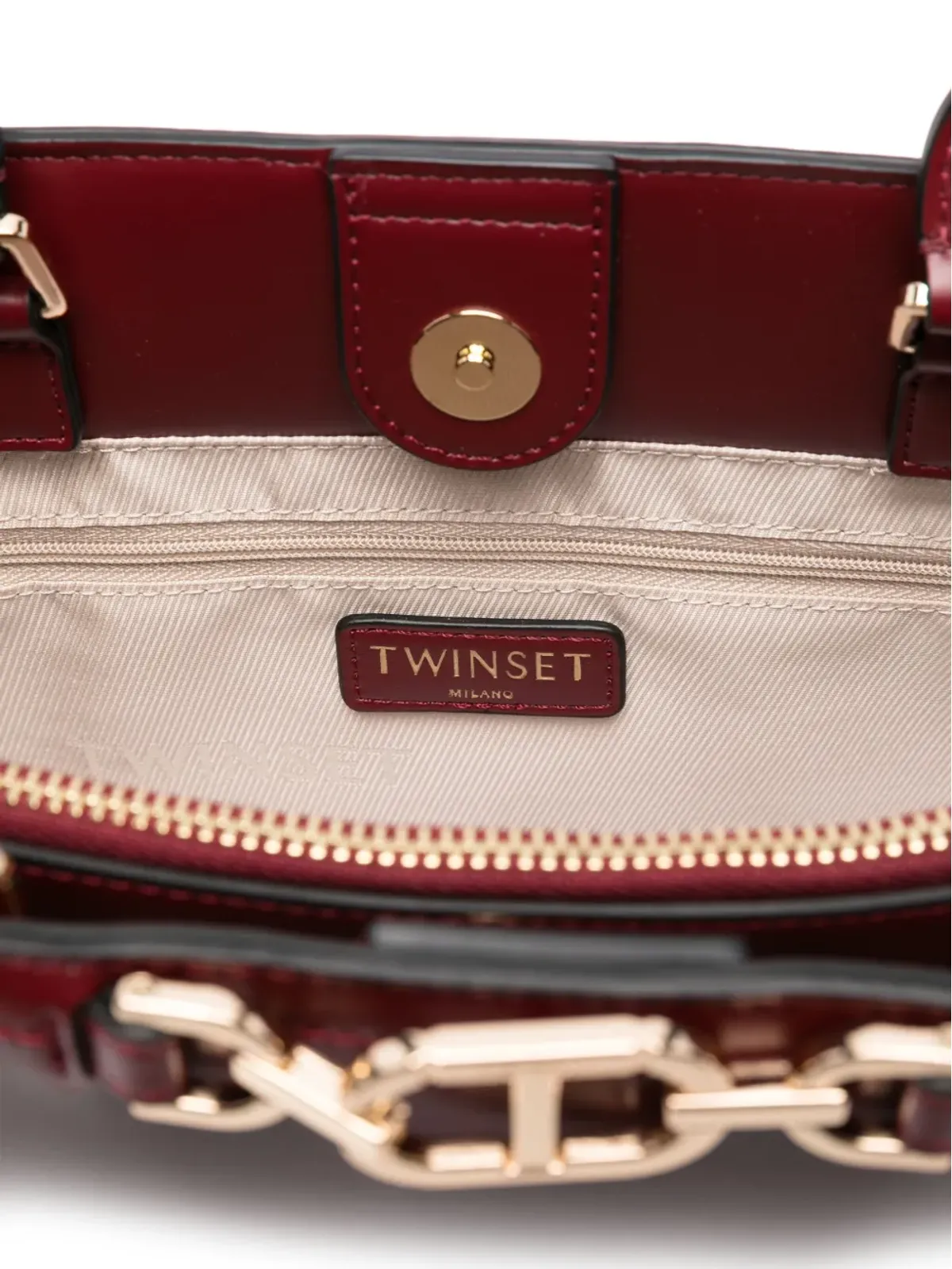 TWINSET チェーンリンク トートバッグ - 画像4