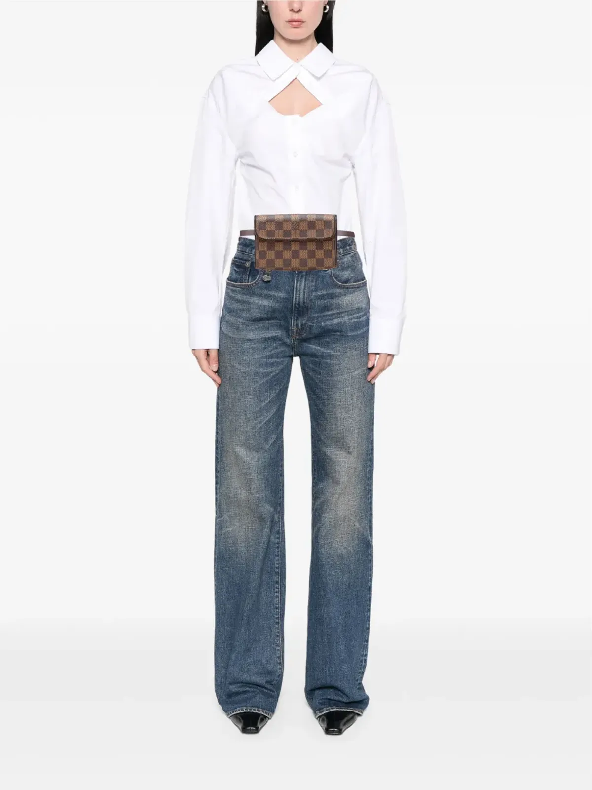 Louis Vuitton Pochette Florentine ダミエ・エベン ベルトバッグ - 画像2