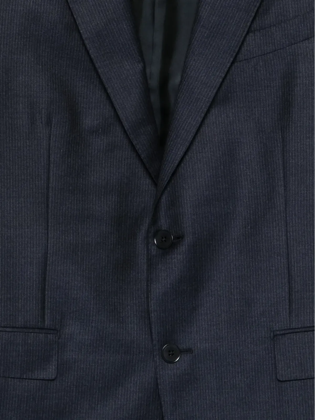 Zegna ピンストライプ2ピーススーツ - 画像3