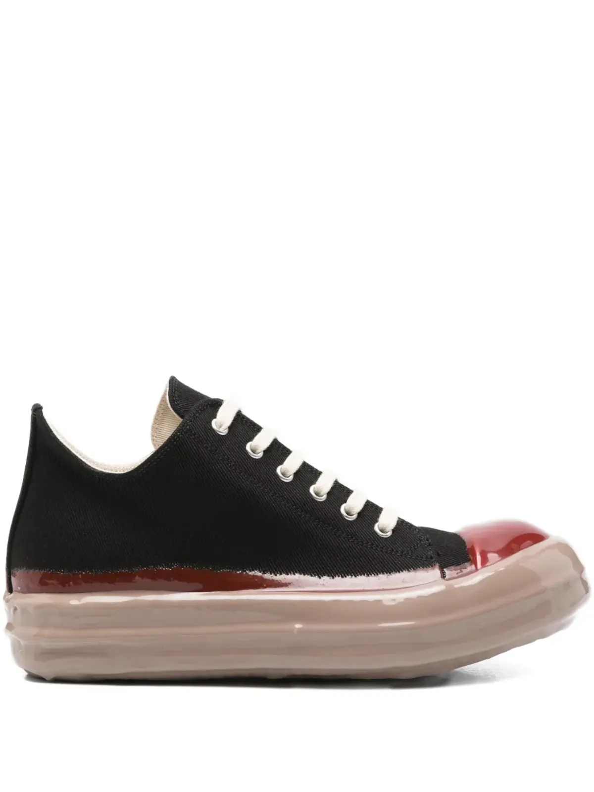 Rick Owens DRKSHDW パネルド・トゥーキャップ・スニーカー - 画像1