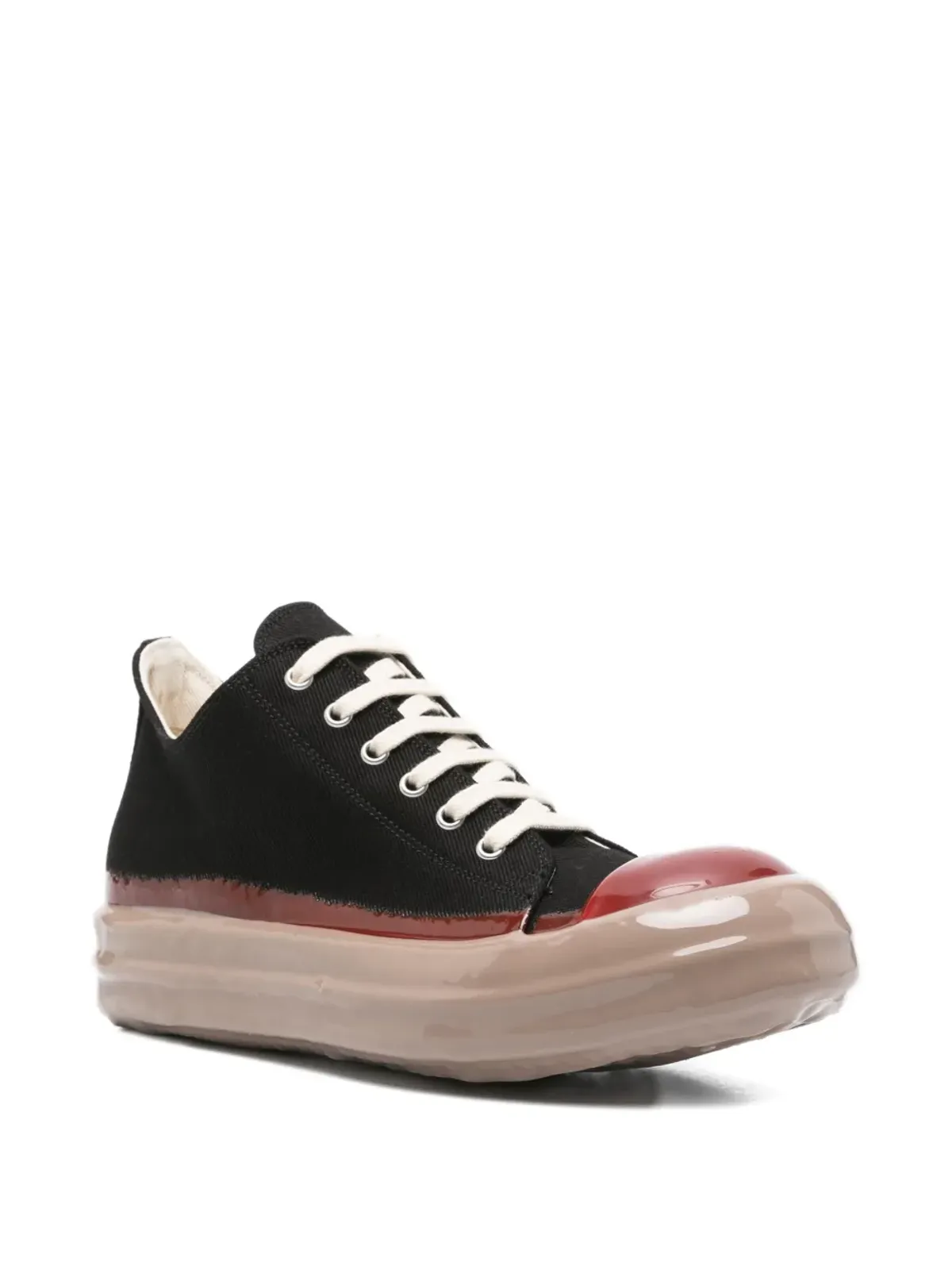 Rick Owens DRKSHDW パネルド・トゥーキャップ・スニーカー - 画像2
