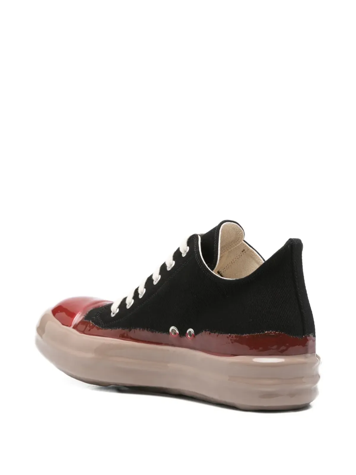 Rick Owens DRKSHDW パネルド・トゥーキャップ・スニーカー - 画像3