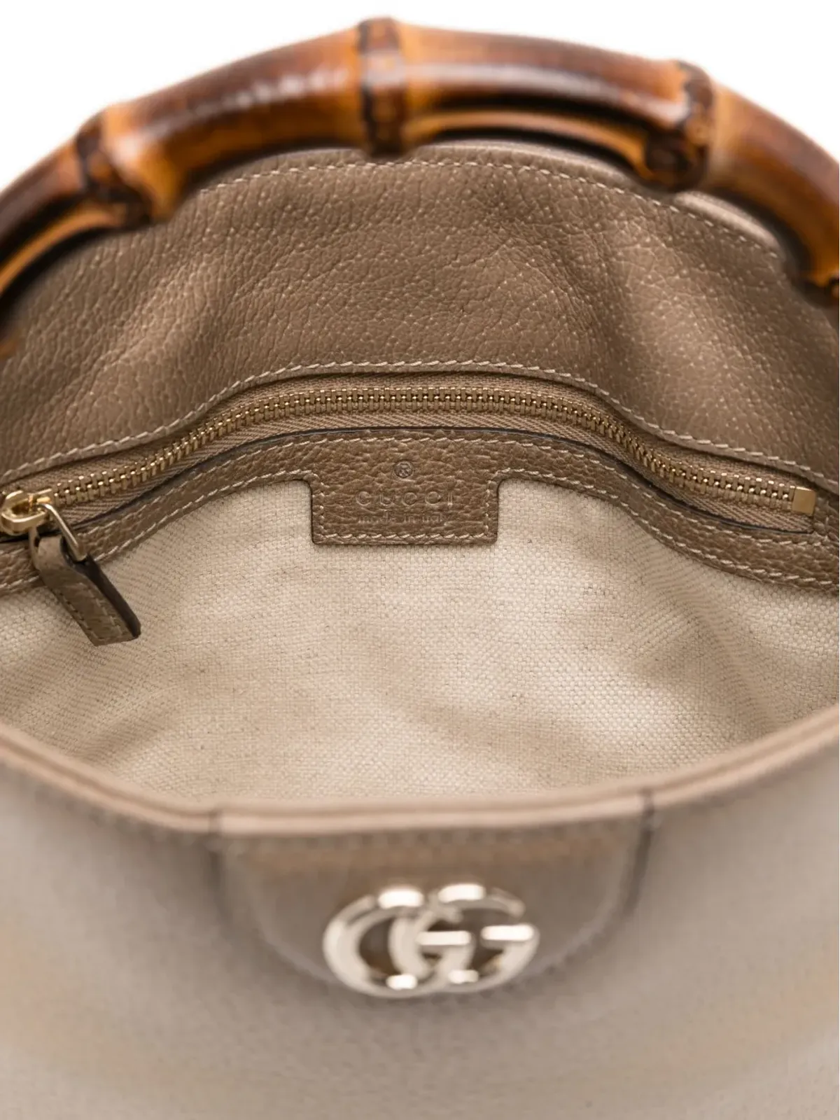 Gucci ダイアナ バンブーハンドル トートバッグ - 画像5