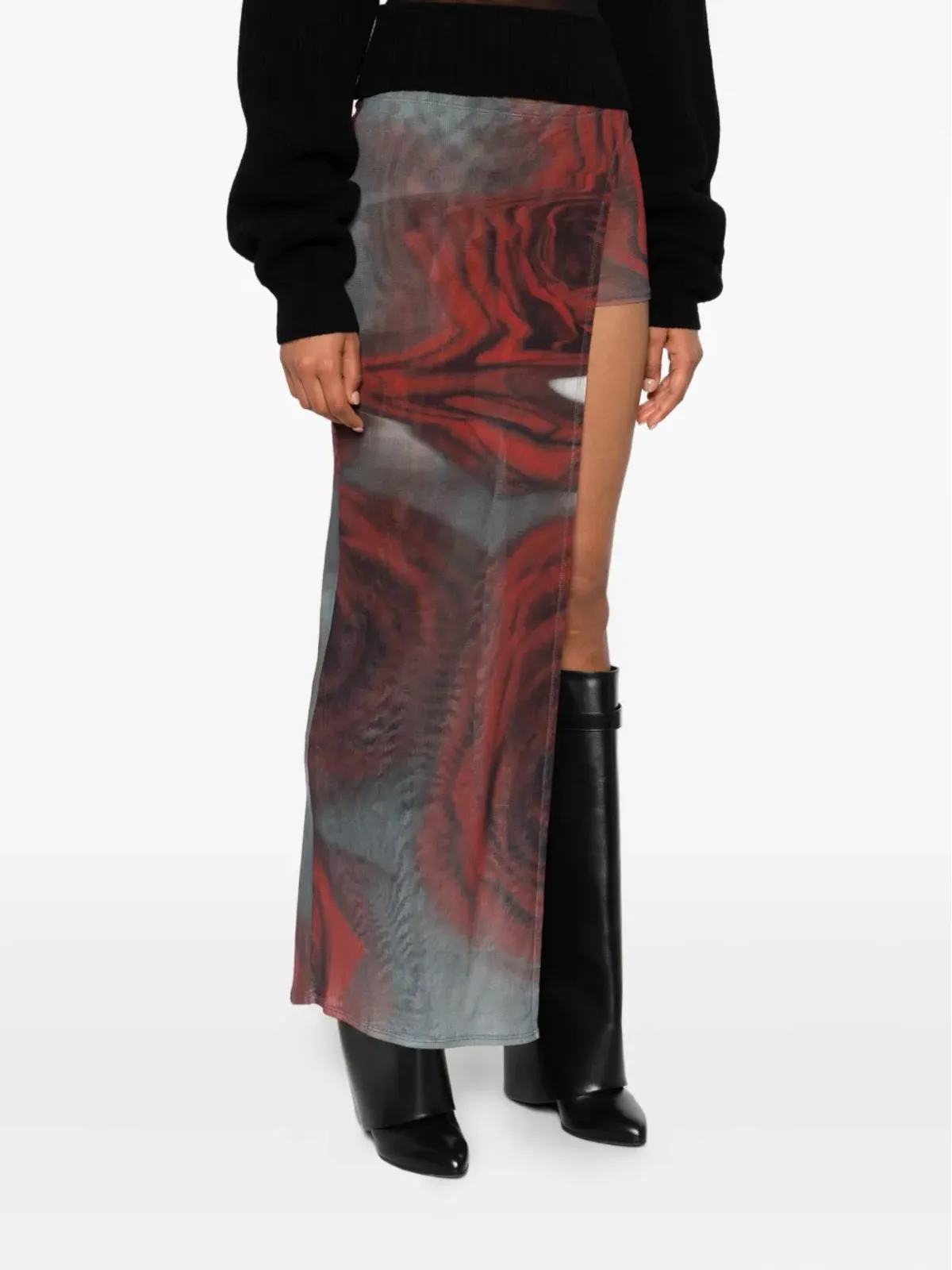 Jean Paul Gaultier ブラーリーローズ ミニスコート - 画像3
