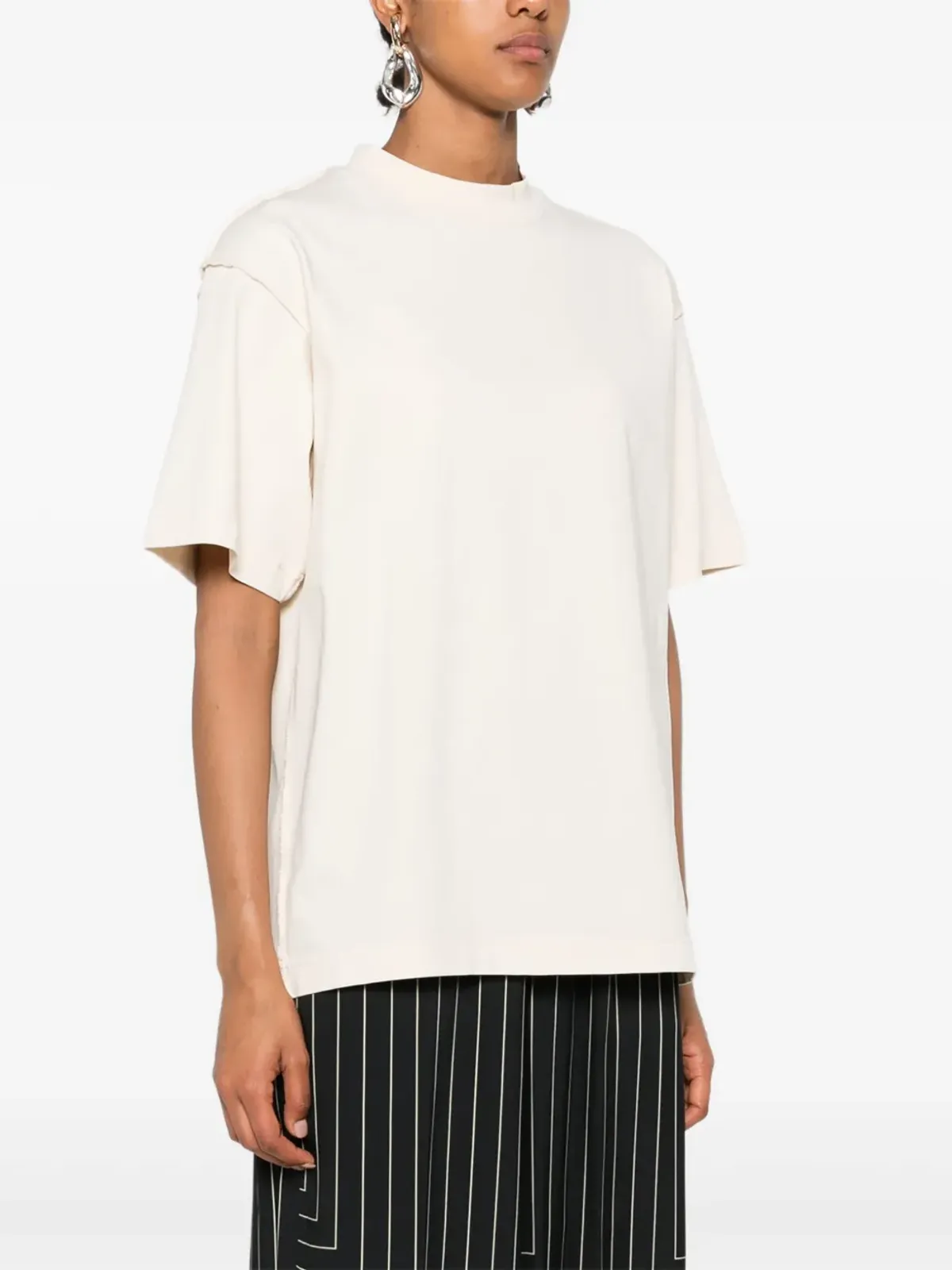 FEDERICO CINA クルーネック コットンTシャツ - 画像3