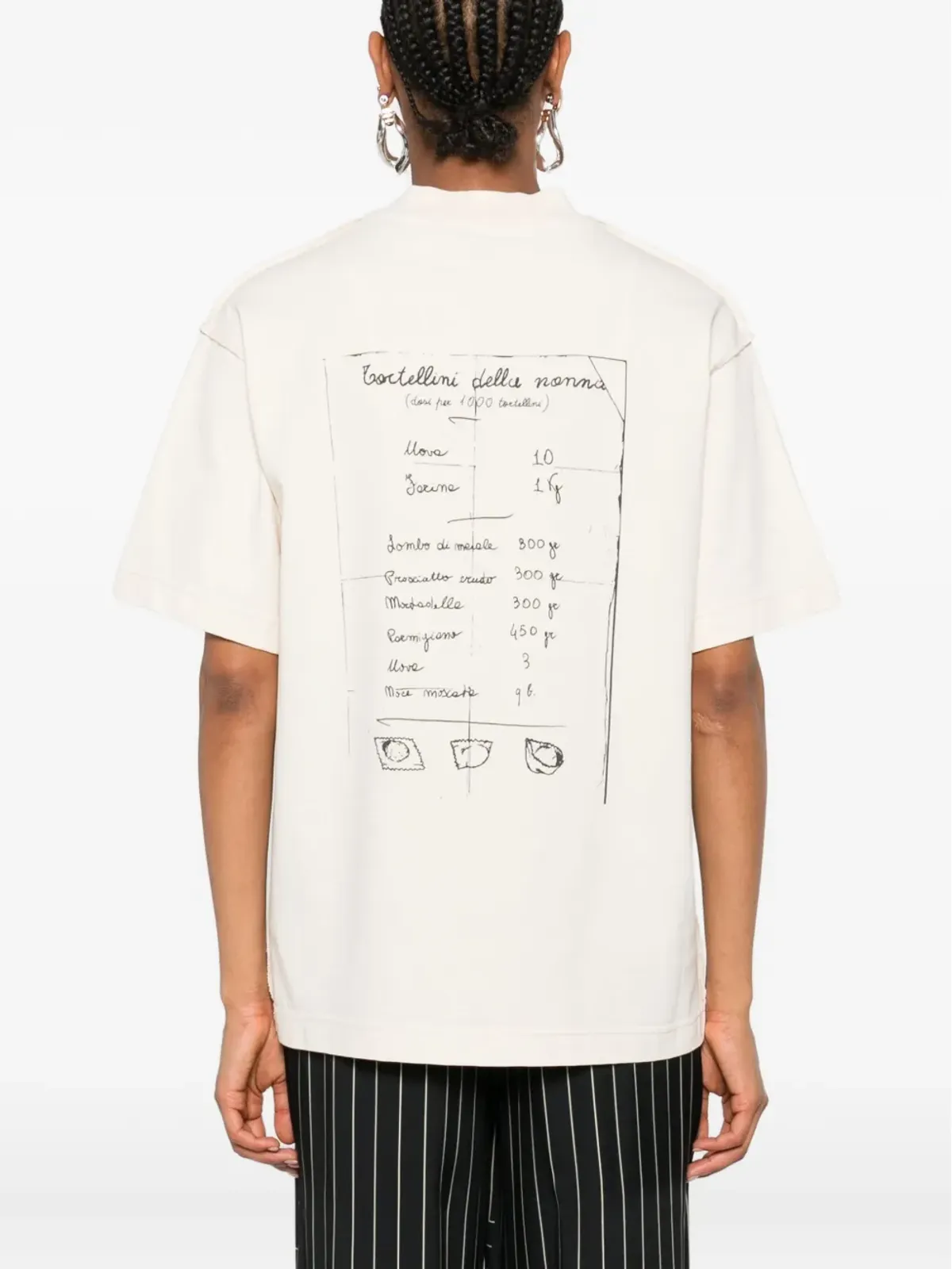 FEDERICO CINA クルーネック コットンTシャツ - 画像4