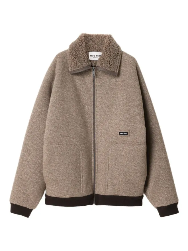 Miu Miu Miu Miu フリースボンバー ジャケットの商品画像