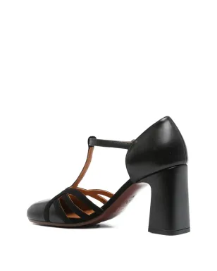 Chie Mihara 85mm T-bar ブロックヒールパンプス - サムネイル3