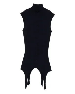 Jean Paul Gaultier リブ編みノースリーブトップ - サムネイル1