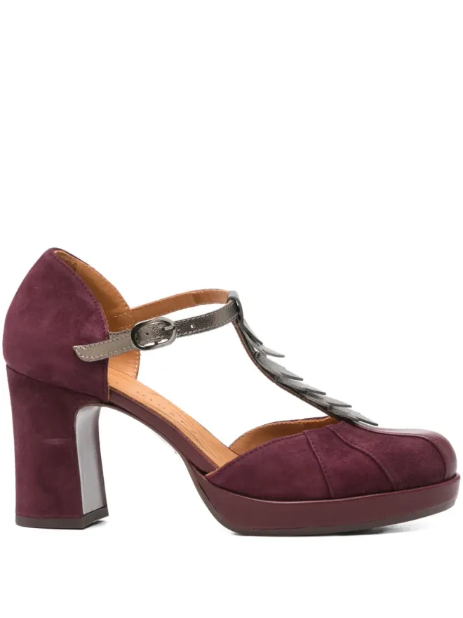 Chie Mihara Chie Mihara 80mm T-bar ヒールパンプス - Purpleの商品画像
