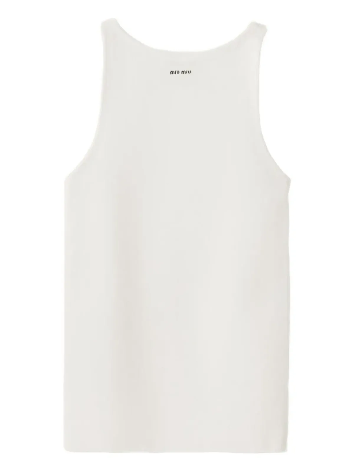 Miu Miu コットンニット タンクトップ - 画像1