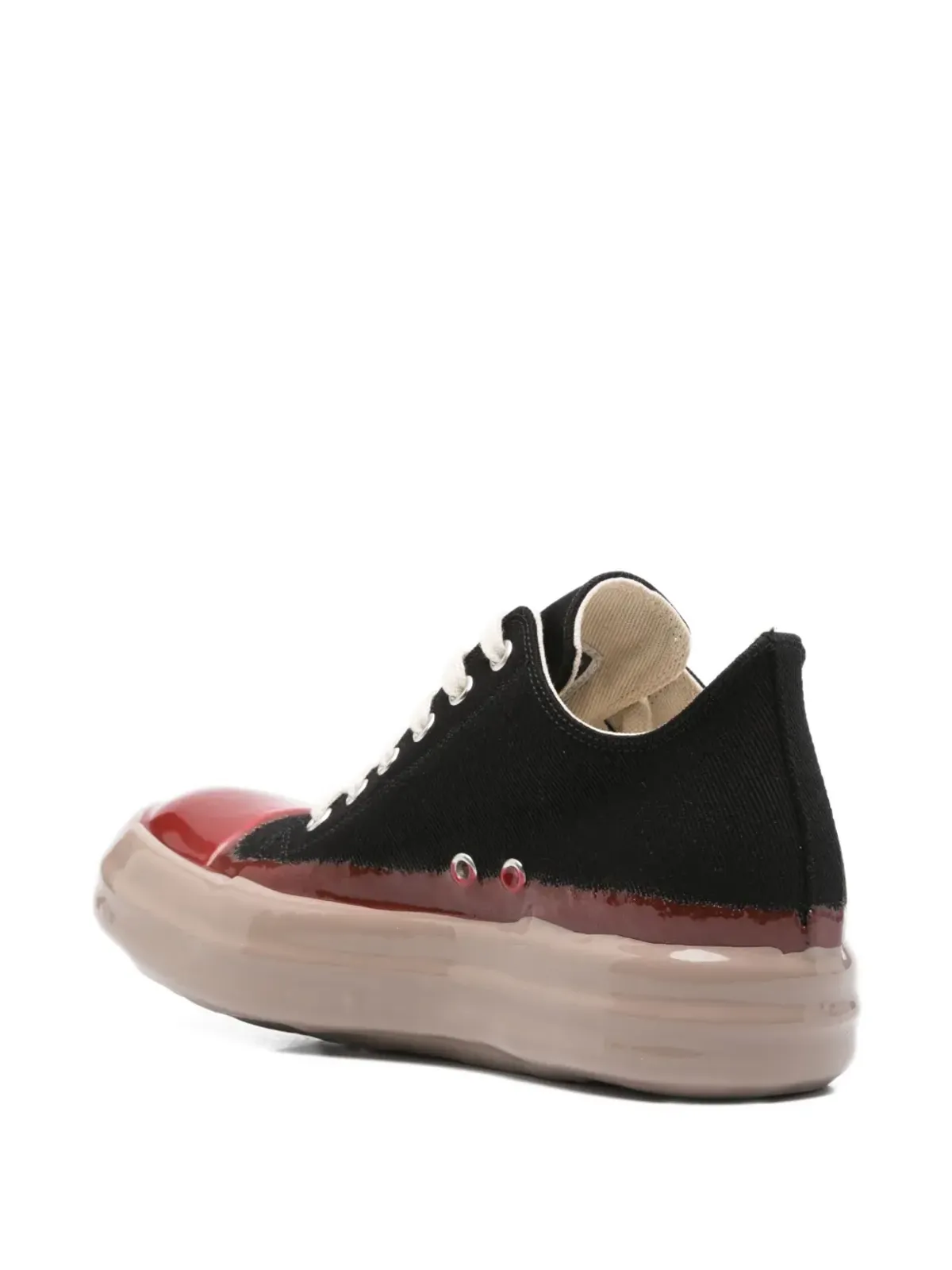 Rick Owens DRKSHDW ラバー・トゥ キャンバススニーカー - 画像3