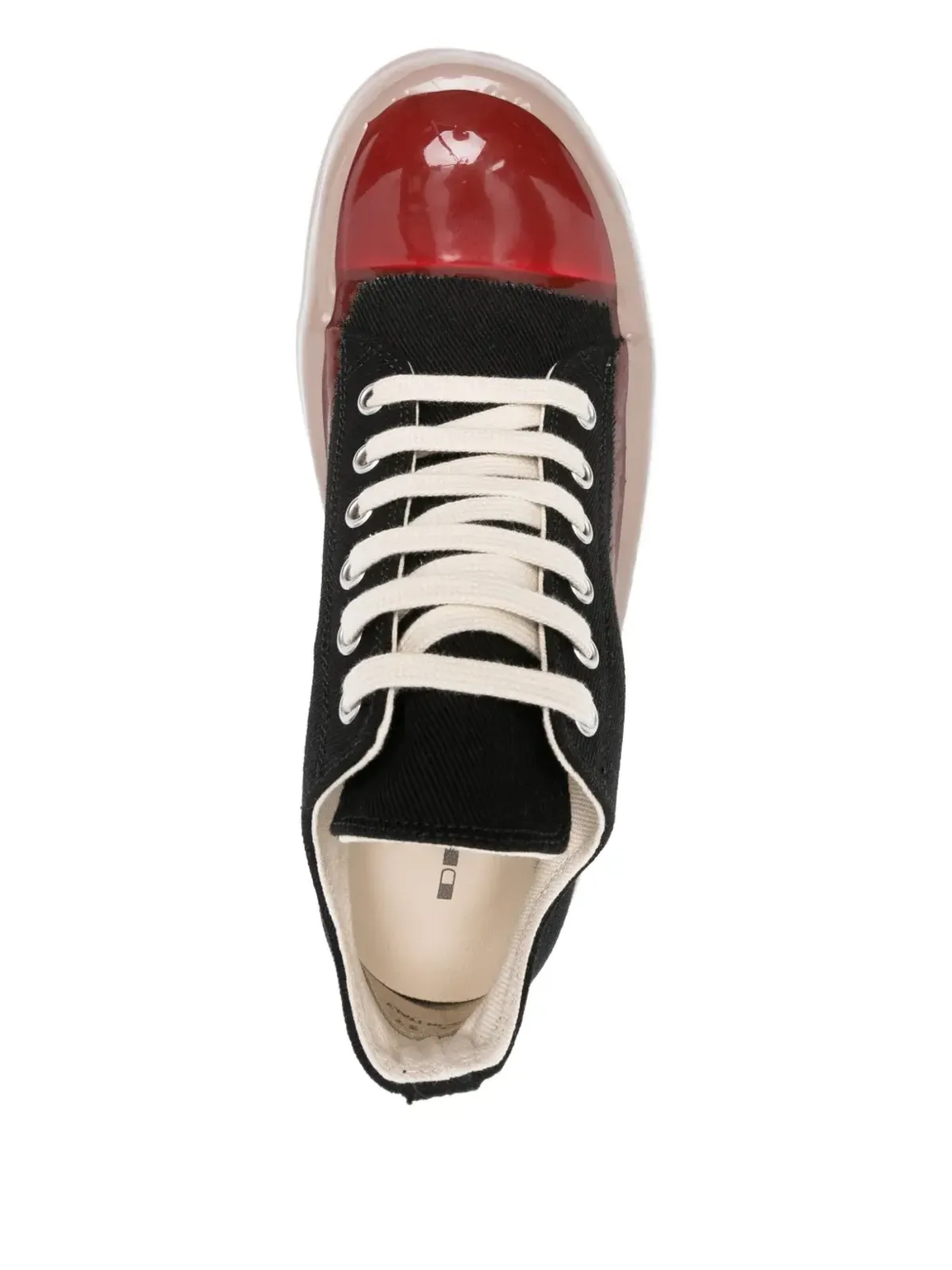 Rick Owens DRKSHDW ラバー・トゥ キャンバススニーカー - 画像4