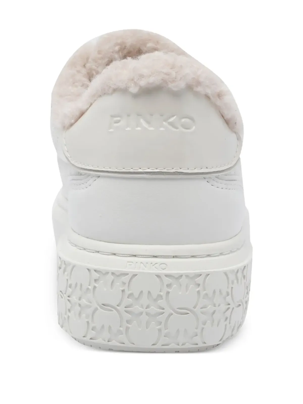 PINKO キルティングパネル ファー トリム トレーナー - 画像3