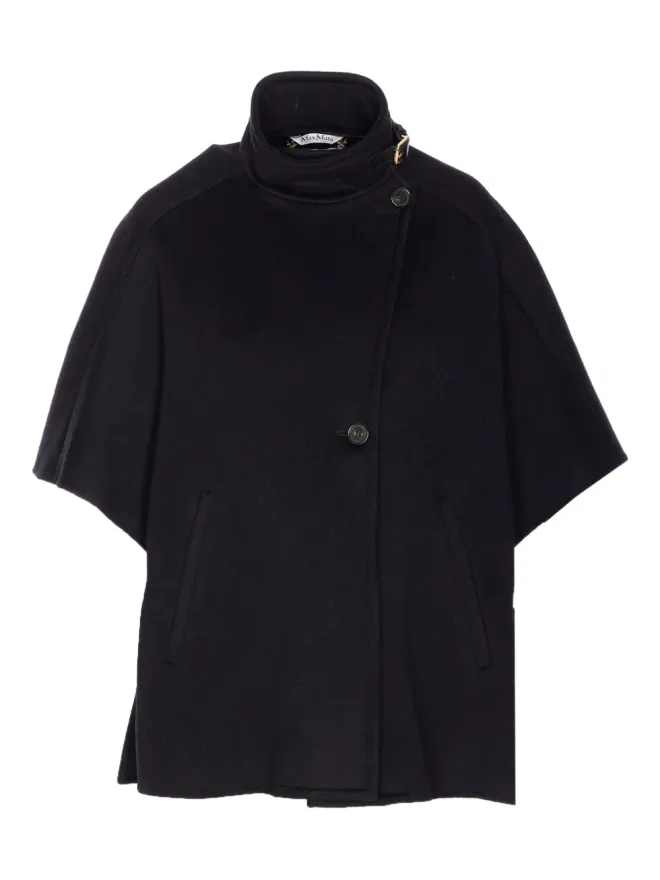 Max Mara Max Mara ボタン留め ハイネック ケープの商品画像