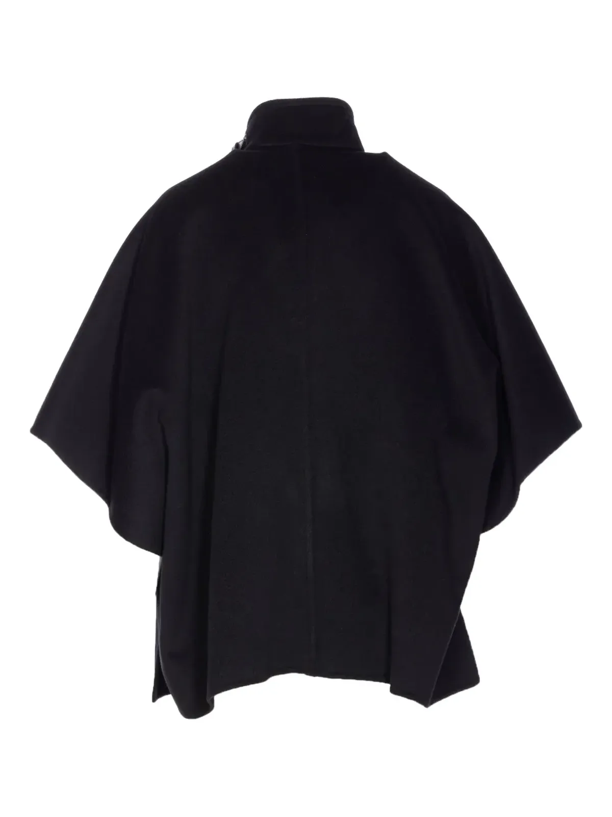 Max Mara ボタン留め ハイネック ケープ - 画像2