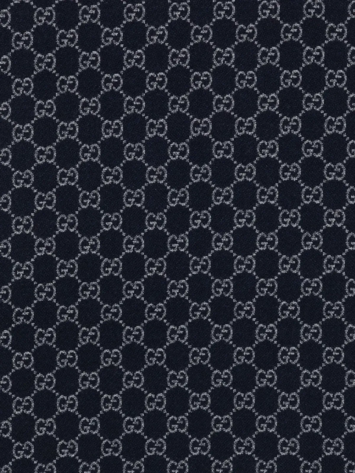 Gucci 総柄ウールスカーフ - 画像2