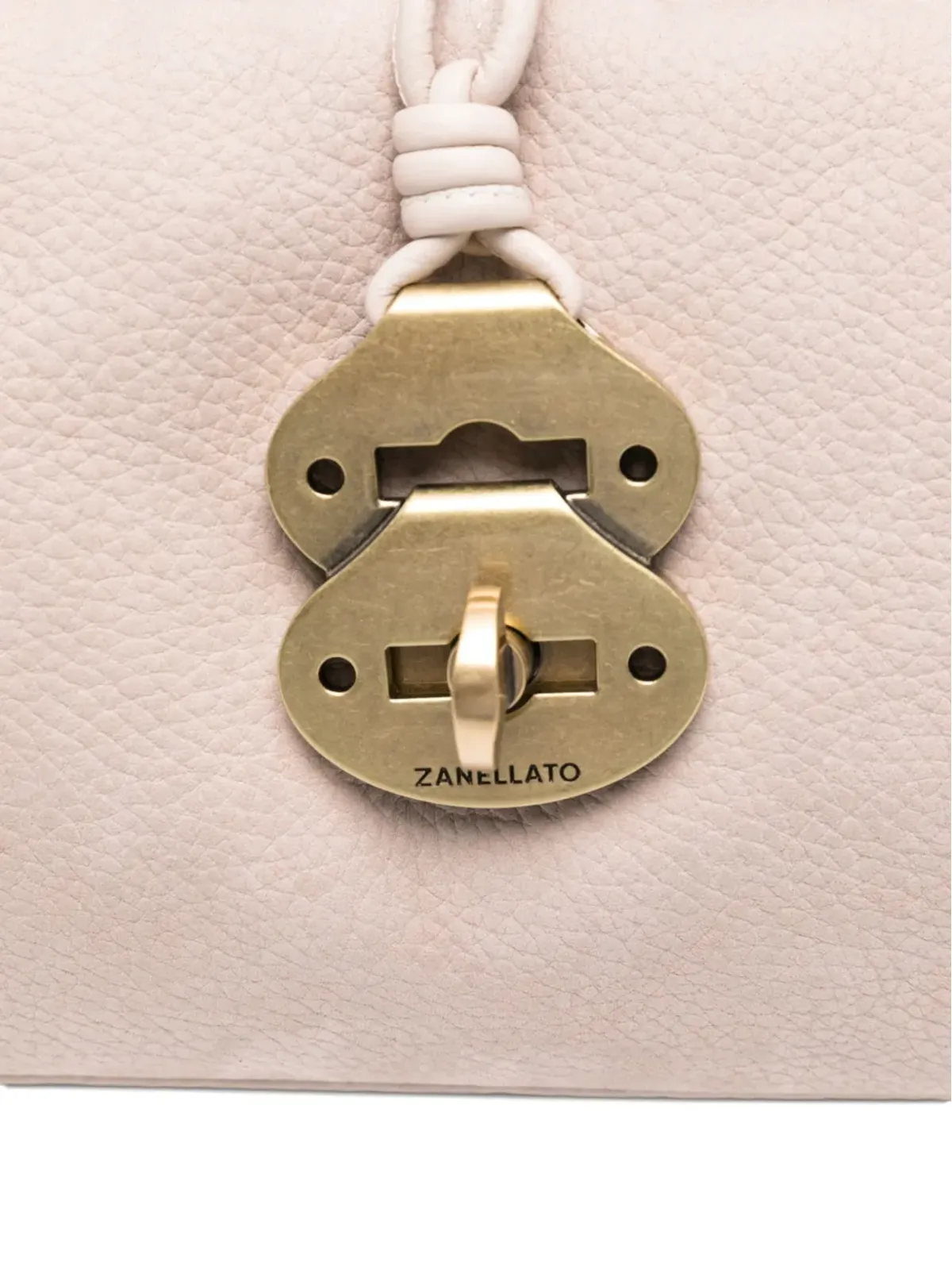 Zanellato Dotta トップハンドル スタッズ付き トートバッグ - ニュートラル - 画像3
