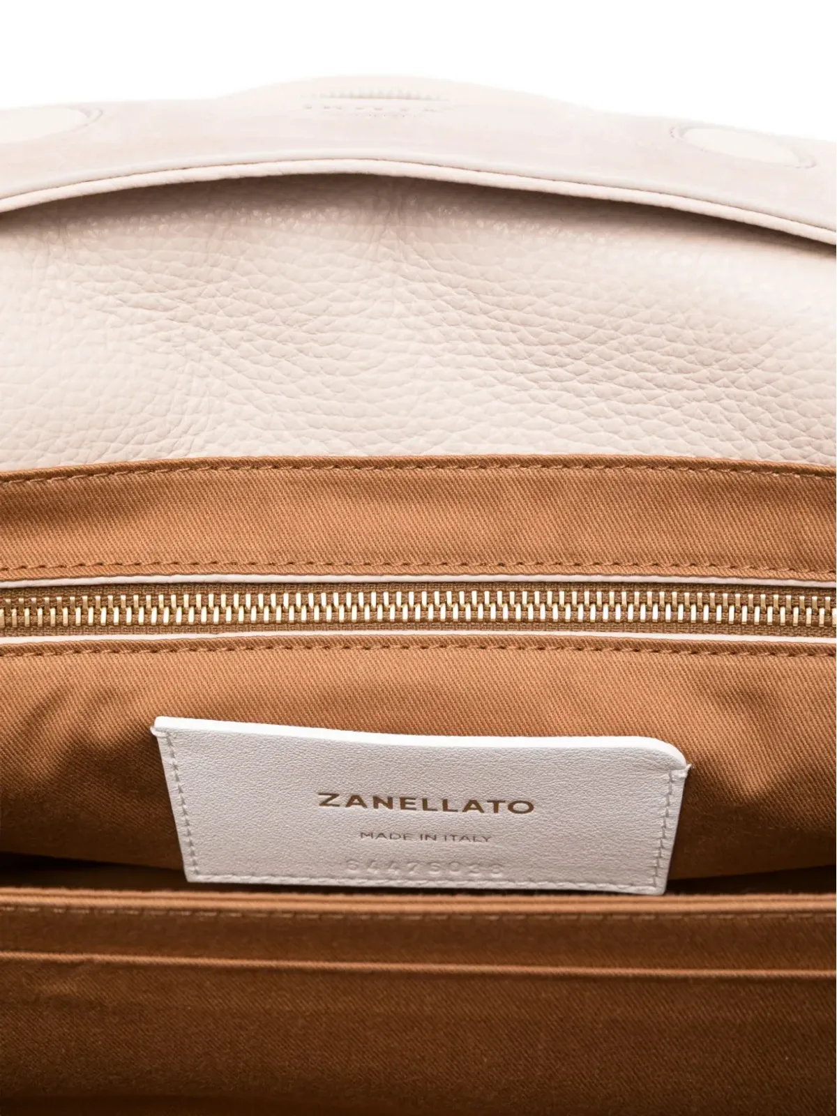 Zanellato Dotta トップハンドル スタッズ付き トートバッグ - ニュートラル - 画像4